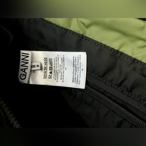 🆕 GANNI 🧿 NWT Tech Recycled Backpack, Kalamata - Picture 11 of 14
